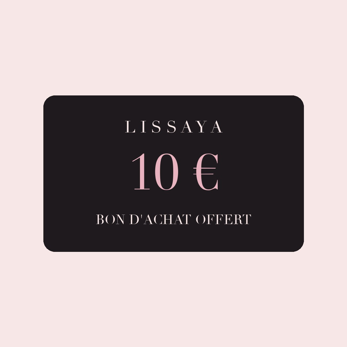 Bon d'achat de 10 € offert